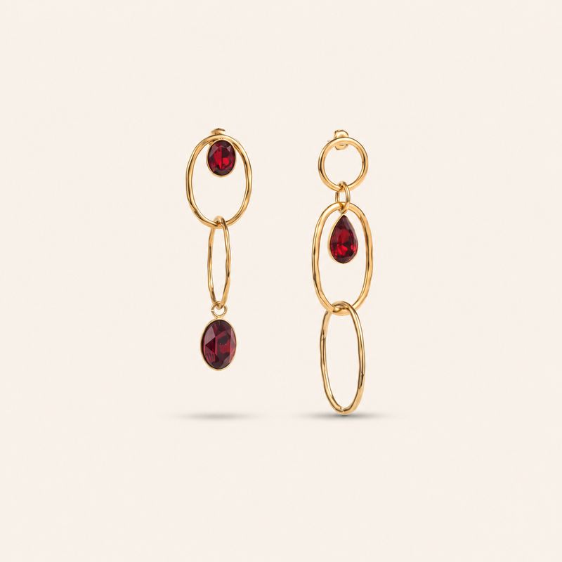 Earring Elodie - Red