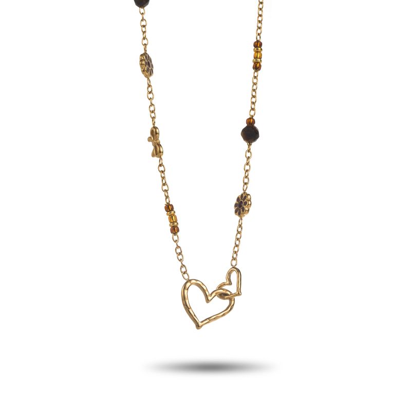 Necklace Anaïs - Brown