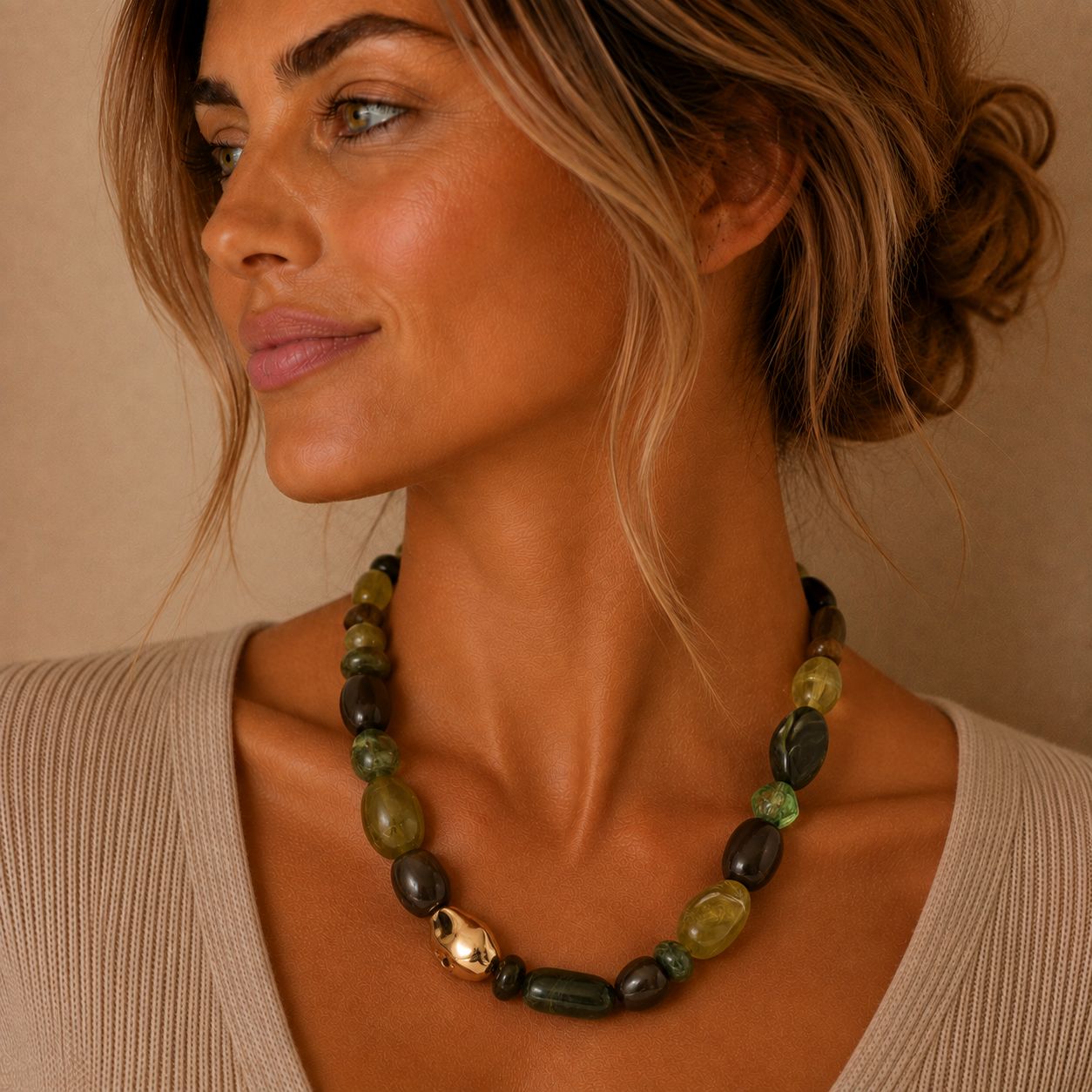 Necklace Sienna - Green