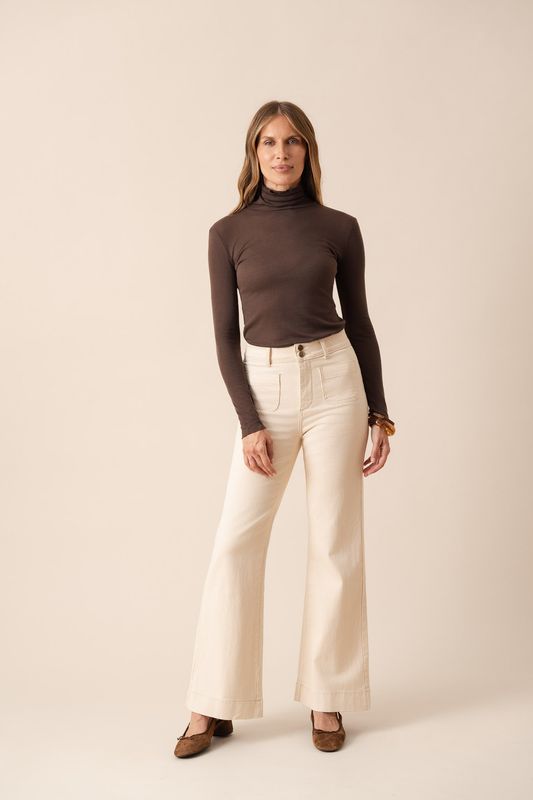 Flare Jeans ELENA - Beige