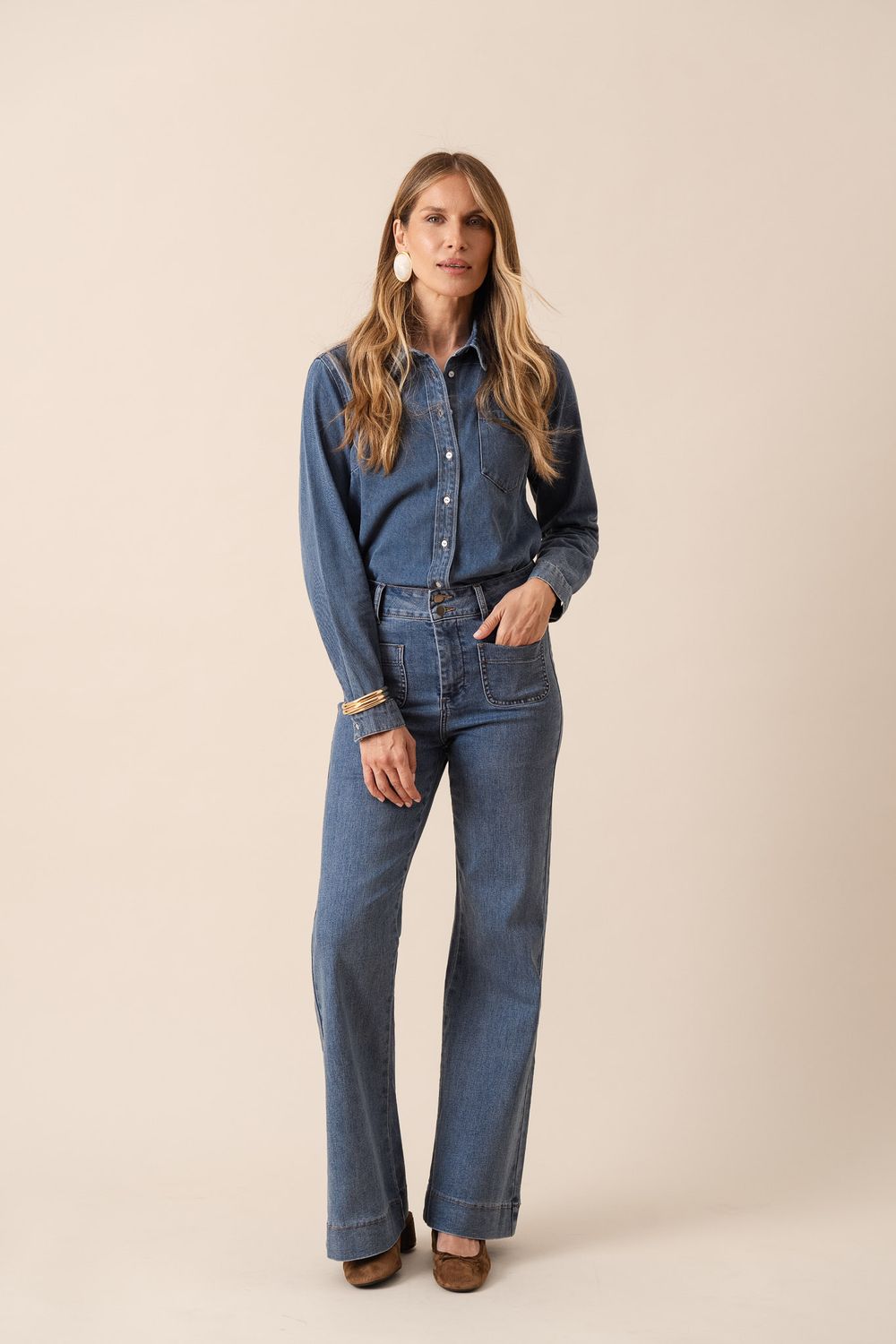 Flare Jeans ELENA - Denim