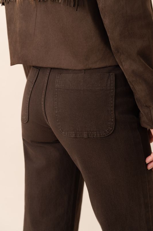 PETITE Flare Jeans Elenette - Brown