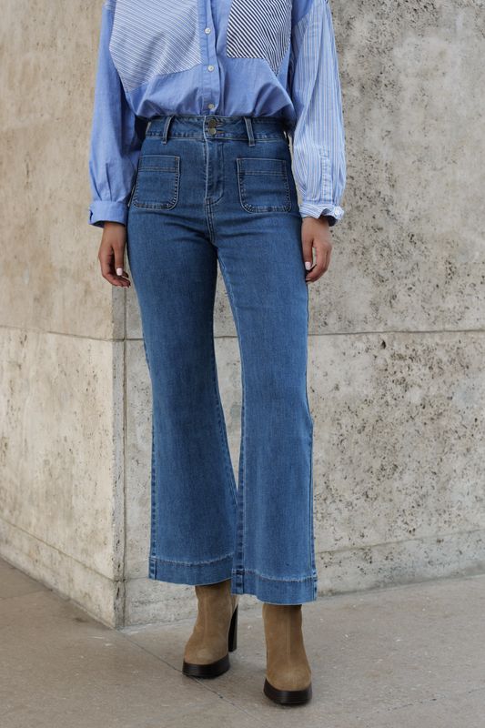PETITE Flare Jeans Elenette - Denim