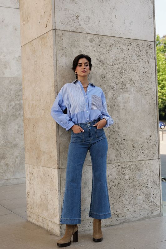 PETITE Flare Jeans Elenette - Denim