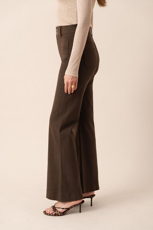 Flare Jeans ELENA - Brown