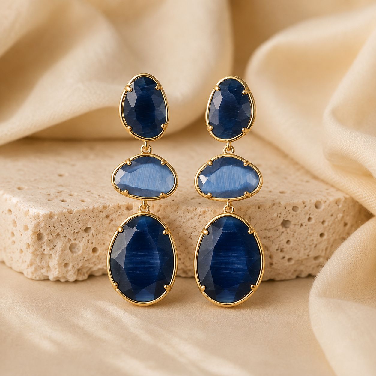 Earring Amara - Navy