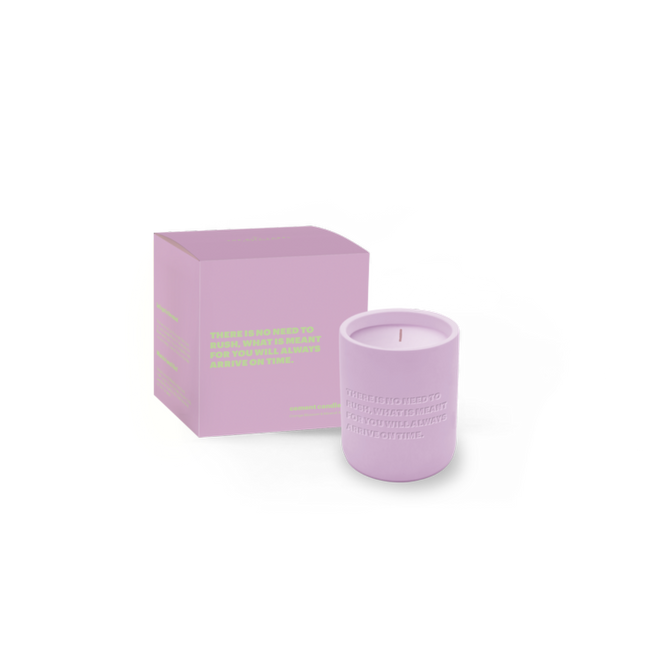Cemented Candle 170gr - No Need To Rush
