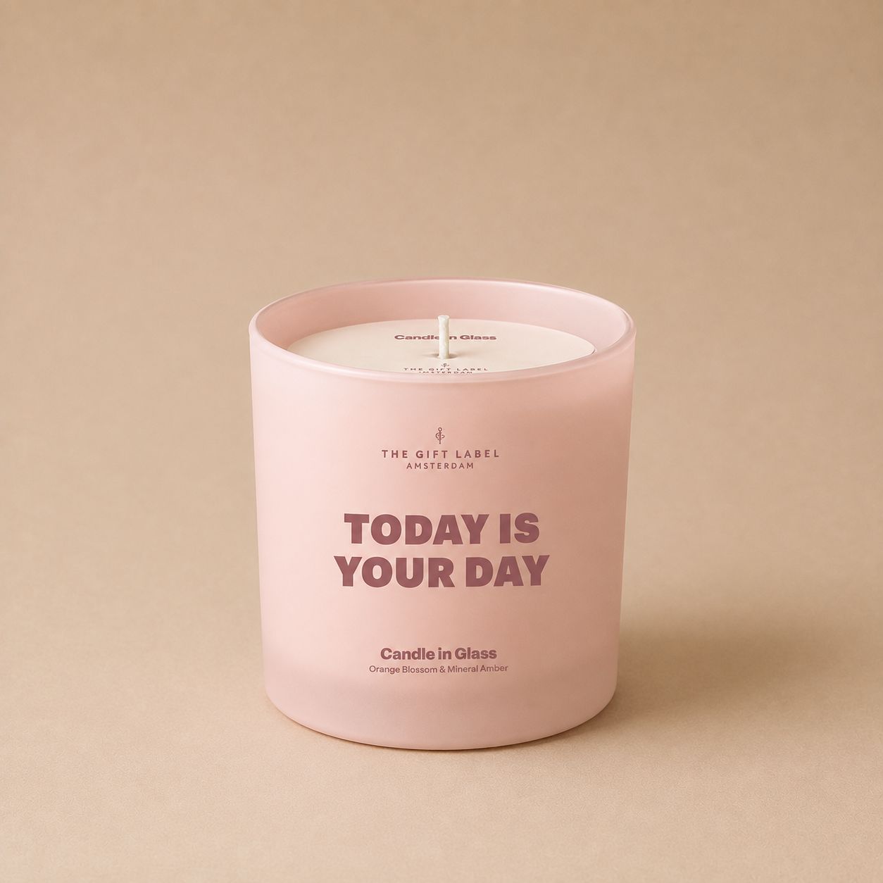 Frosted Candle 170gr - Today Is Your Day