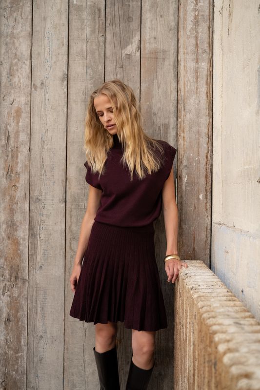 LLM Manon Skirt - Bordeaux