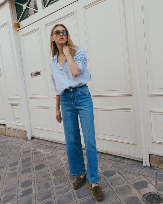 A&amp;L Straight Claire Jeans - Denim
