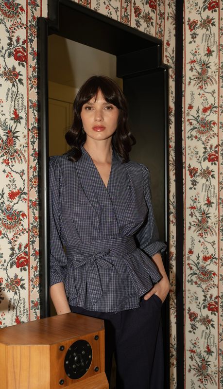 LLM Blouse Odette - Navy