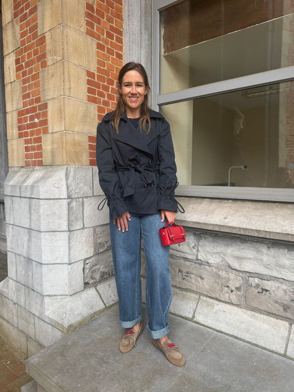 Barrel Brune Jeans - Denim