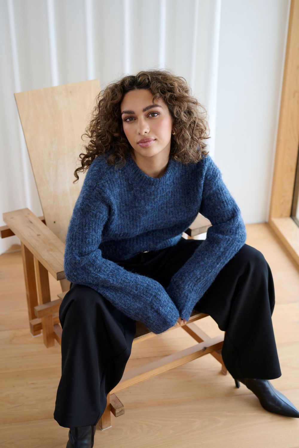 KF Kikki Knit Pullover - Jeans Blue