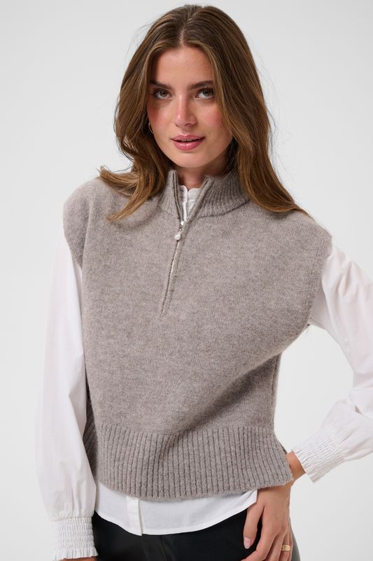 CR Tannenbaum Gilet - Taupe