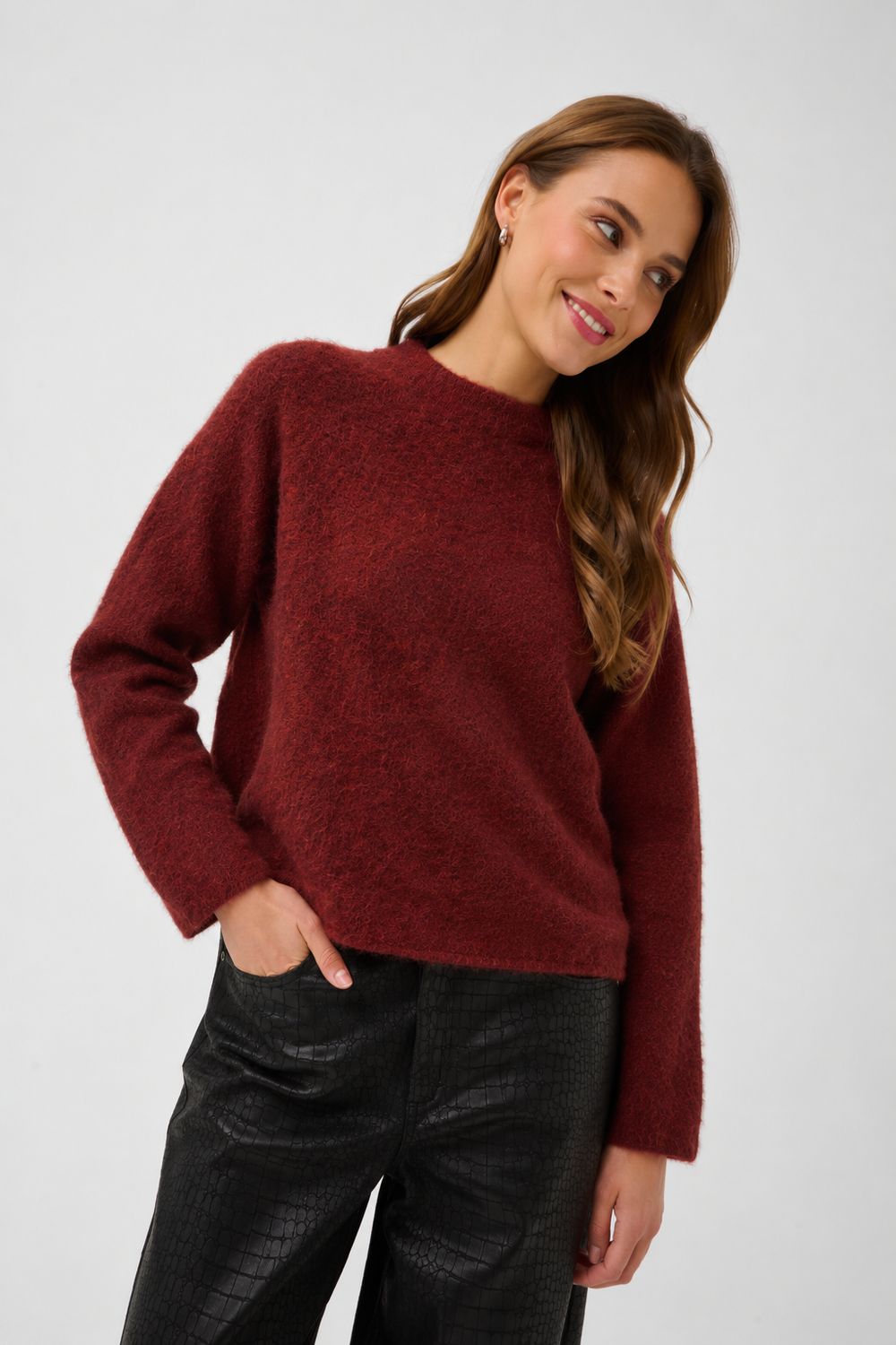 KF Jordan Knit Pullover - Bordeaux