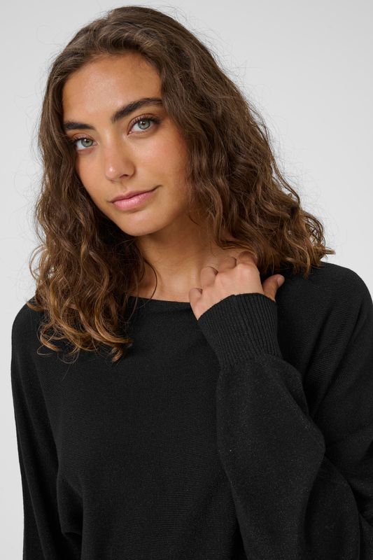 CU Fay Batwing Pullover - Black