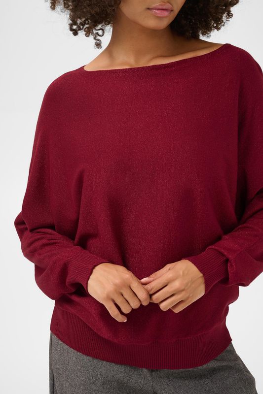 CU Fay Batwing Pullover - Bordeaux