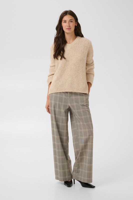 CU Anthea V-Neck Pullover - Beige