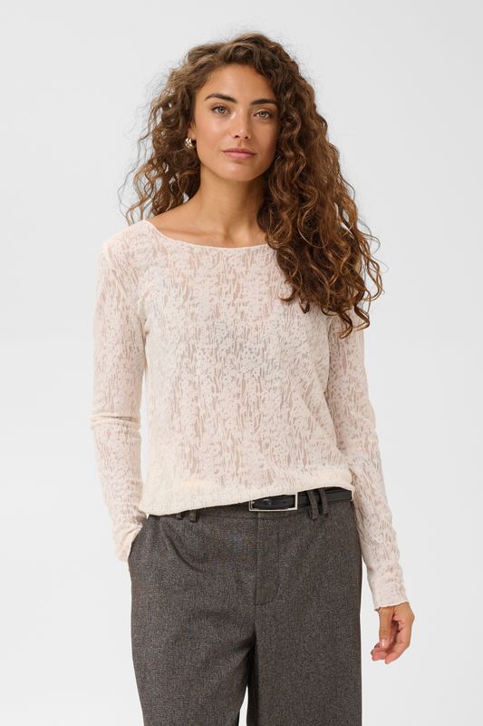 CU Longsleeve Celeste - White