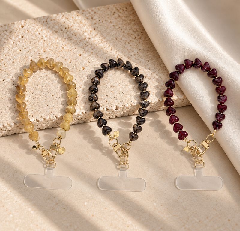 Phone Strap Set Heart (3st.)