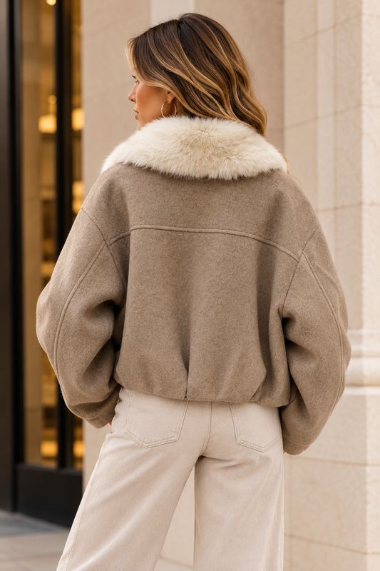 Elodie Jacket - Taupe