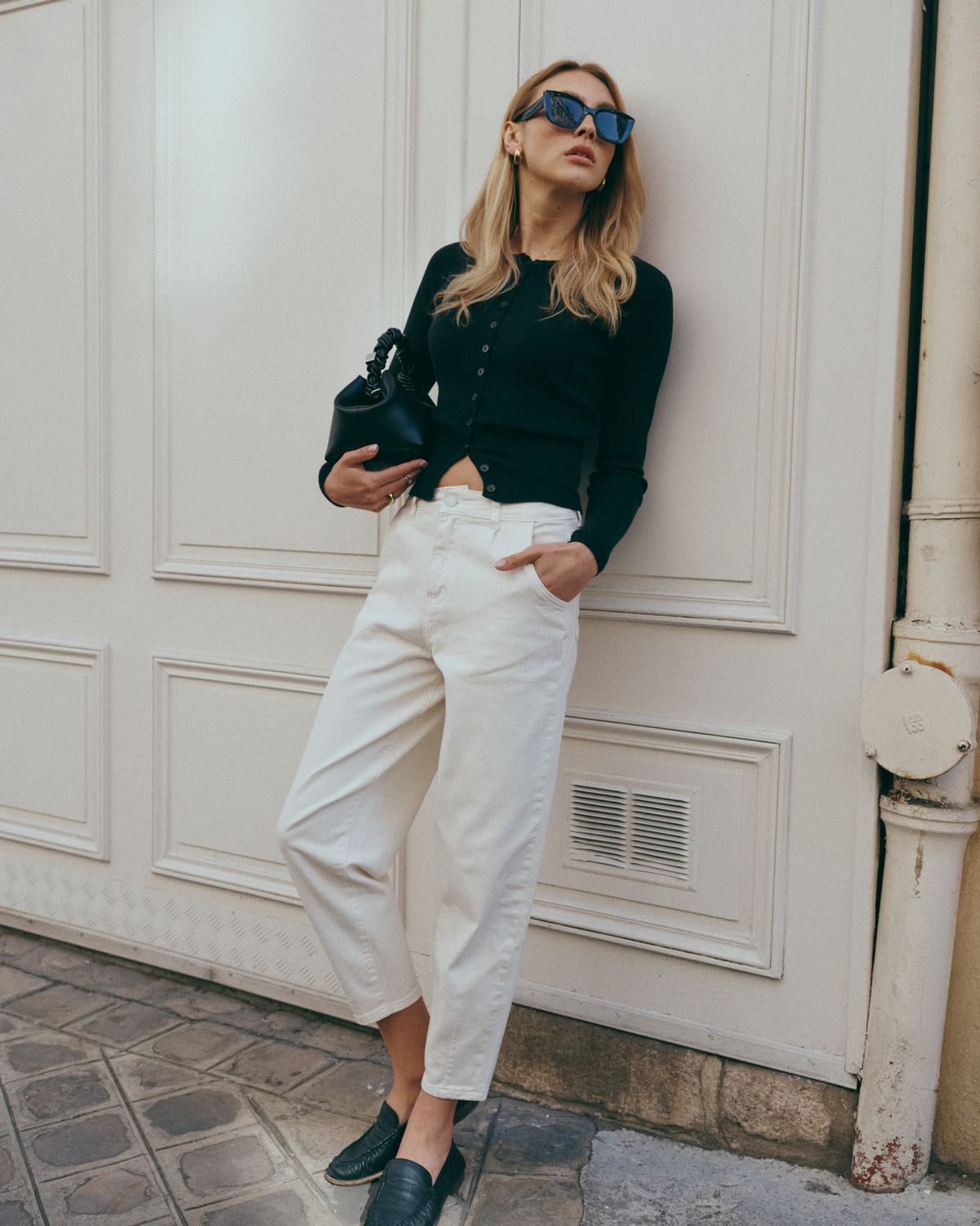 A&amp;L Balloon Tiffanie Jeans - Ecru