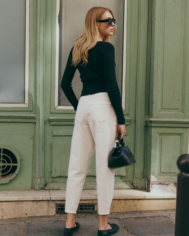 A&amp;L Balloon Tiffanie Jeans - Ecru