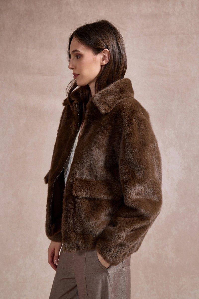 Teddy Jacket Noa - Brown