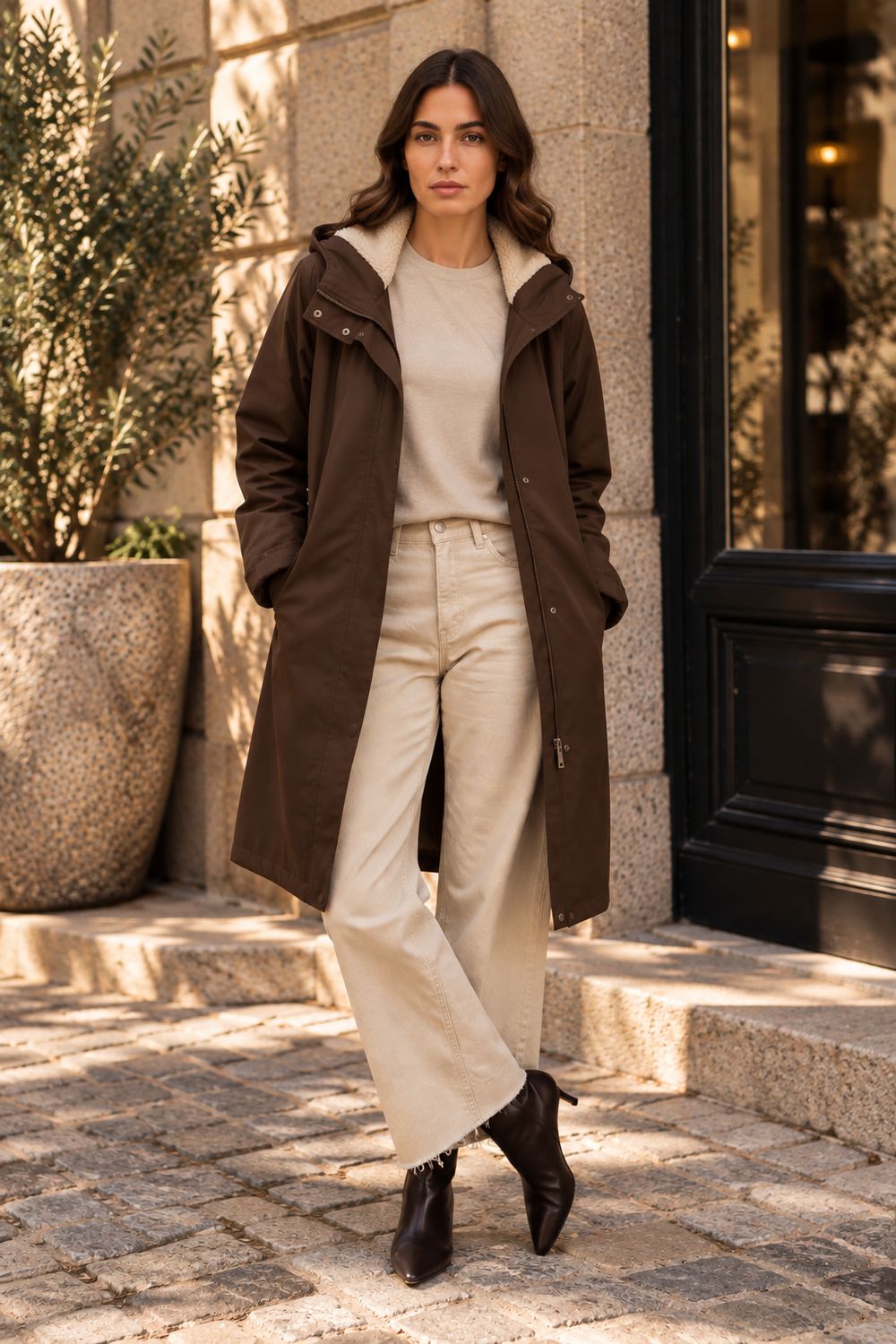 Teddy Raincoat Lucy - Brown