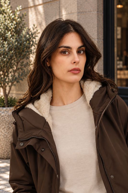 Teddy Raincoat Lucy - Brown