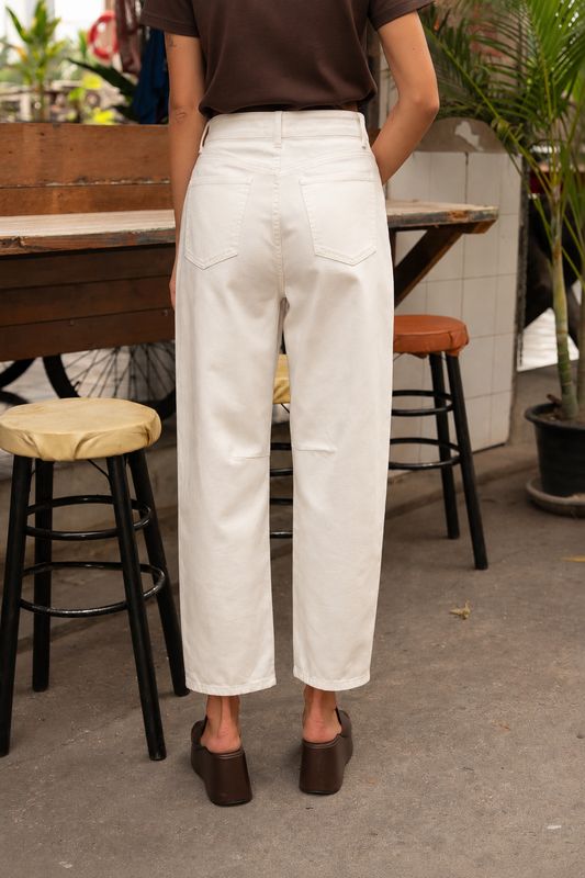 Balloon Jeans BRANDY - White