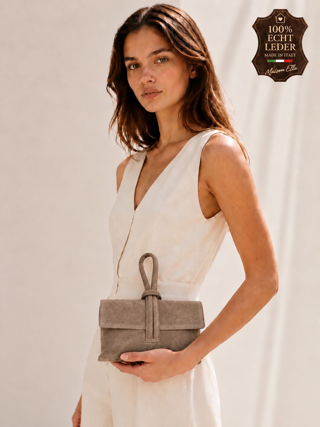 Amorie Bag - Suède Beige