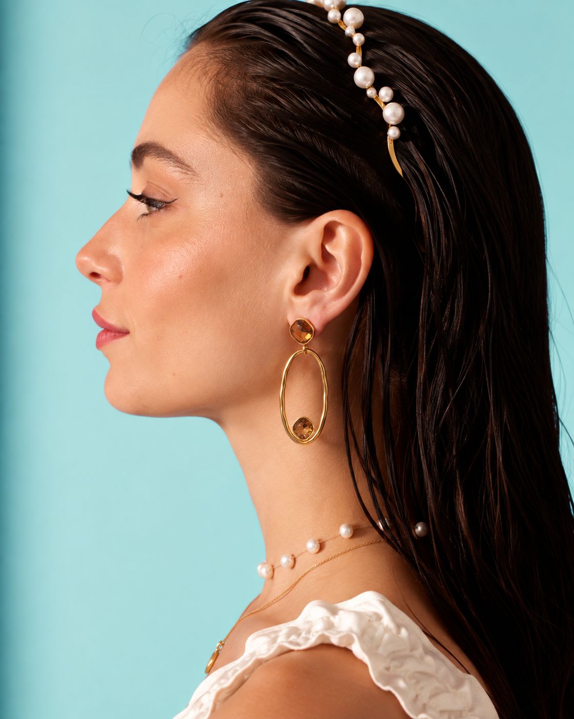 Earring Elodie - Brown