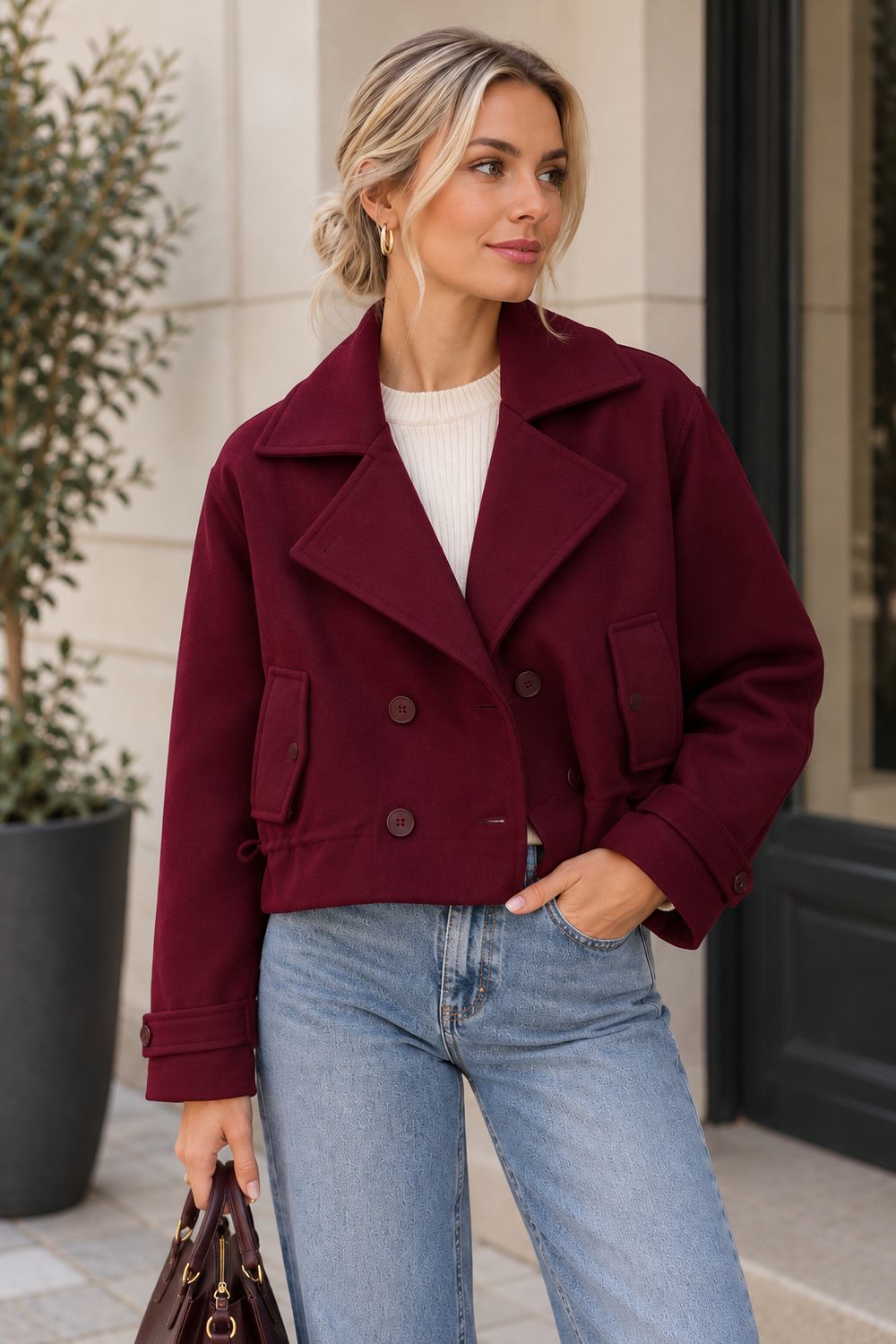 LLM Amorie Veste - Bordeaux