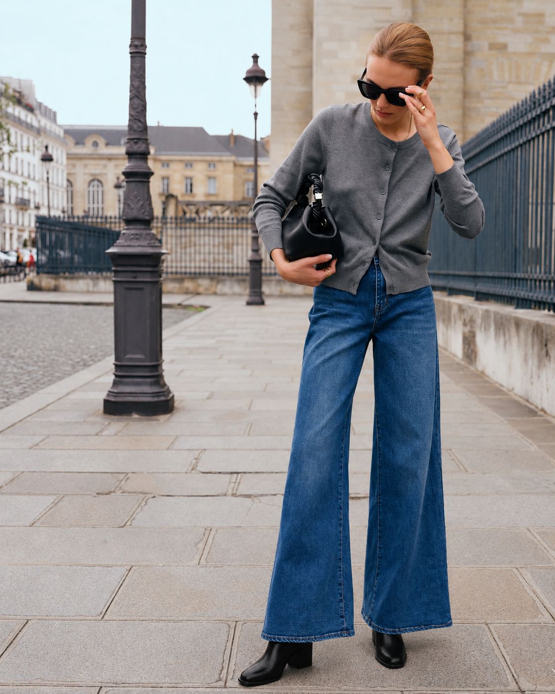 A&amp;L Wide Leg Nolwenn - Denim