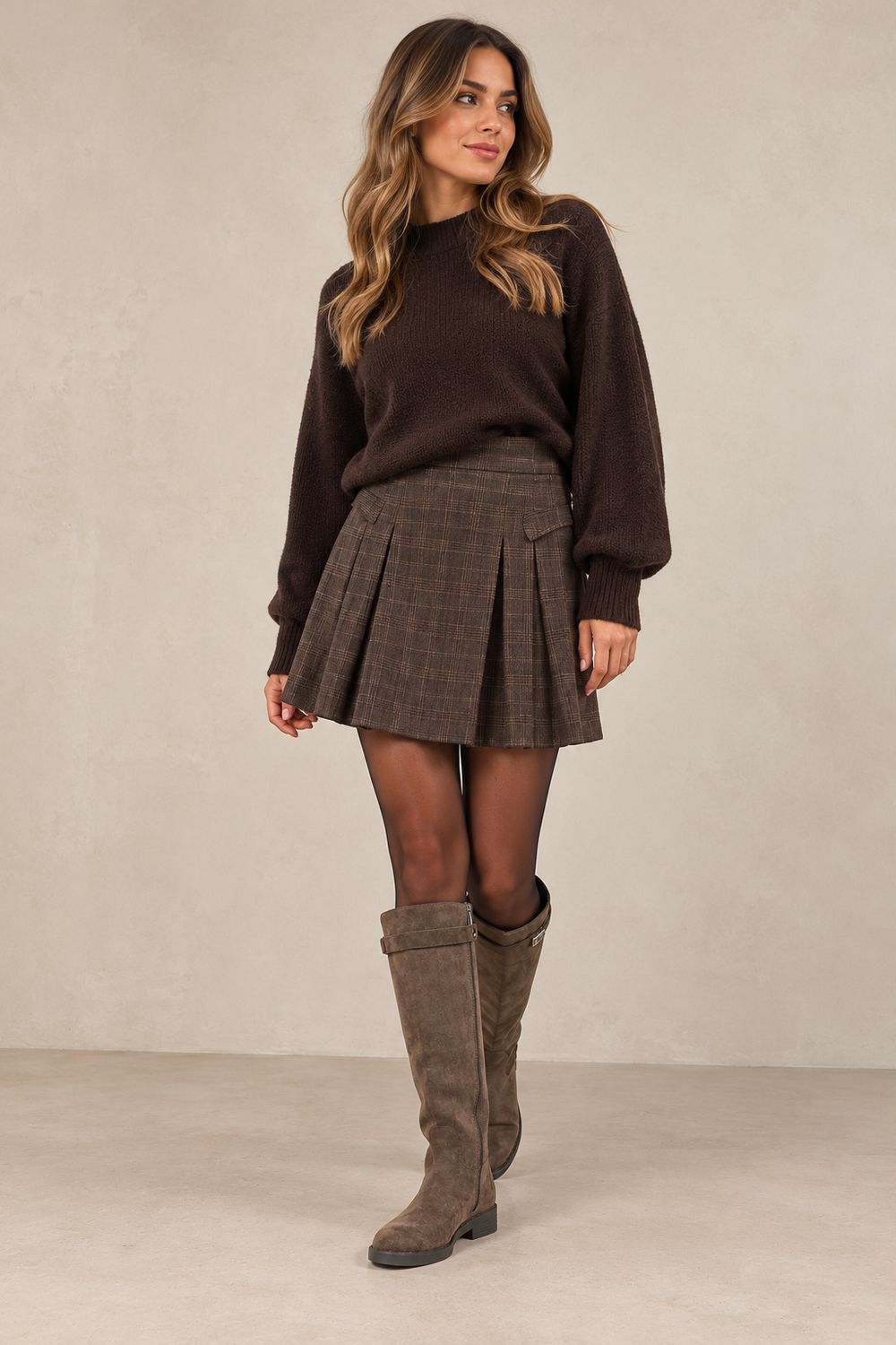 Allison Skirt - Bordeaux