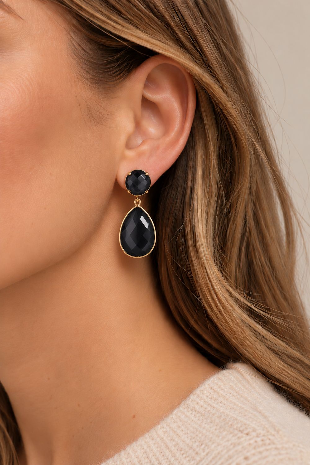 Earring Sienna - Black