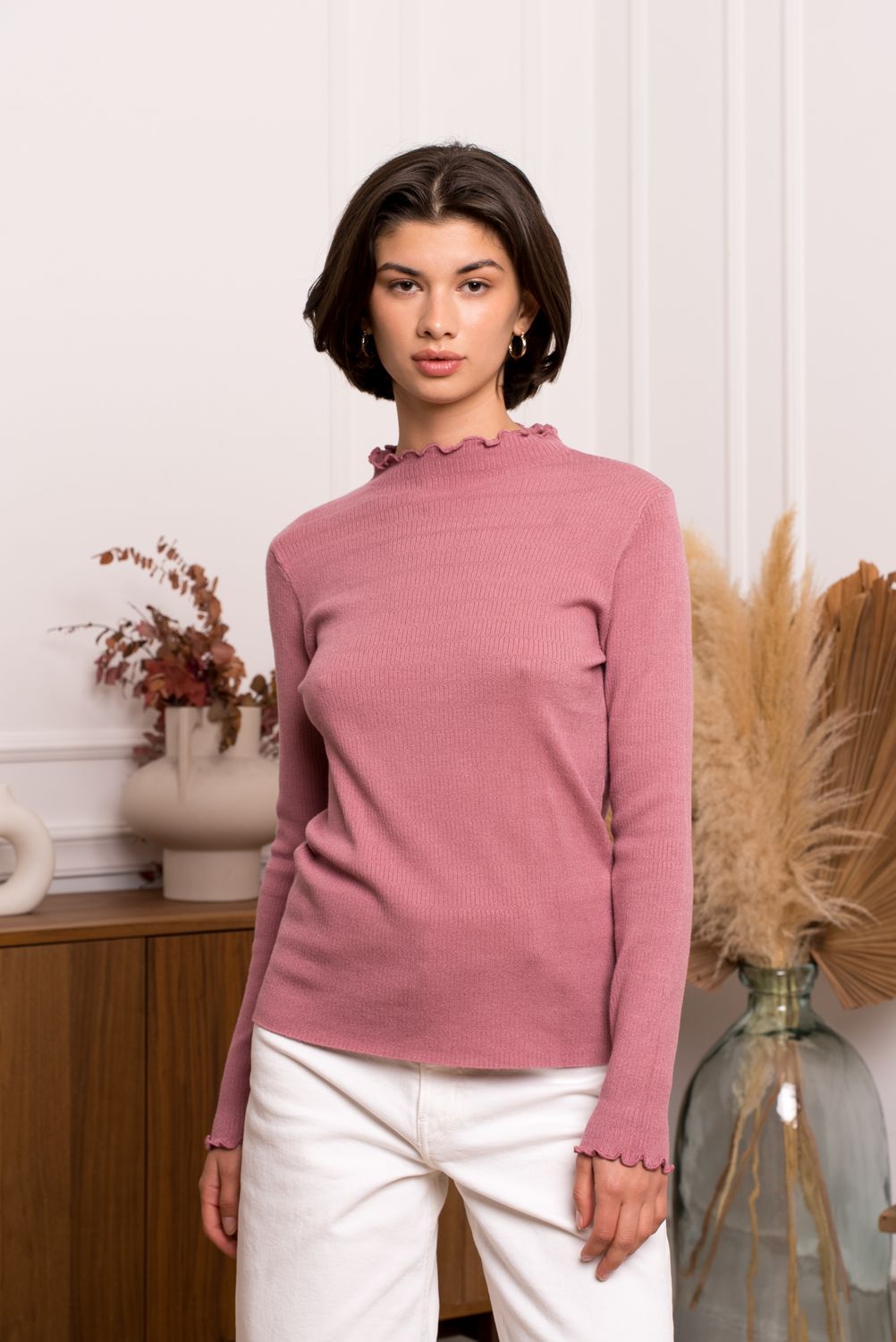 Ella Knit - Soft Rose
