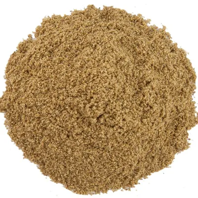 Ground cardamom: finely ground aromatic spice