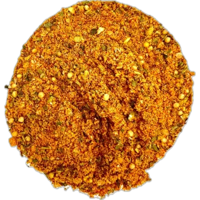 A mixture of spices used to flavor meat during an Argentinian grill