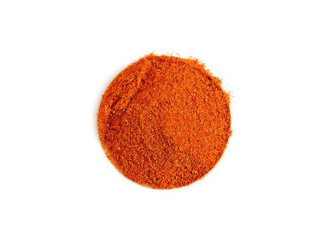 Hot Chicken Spice: Bright red-orange spice powder with a spicy, hot flavor.