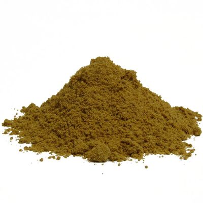 Ground coriander: fine green-brown powder, obtained by grinding coriander seeds or leaves