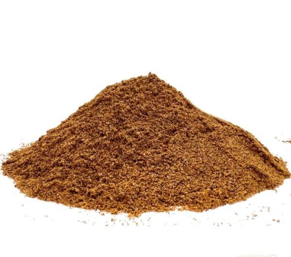 Falafel: Assortment of spices (cumin, coriander, garlic, onion, paprika, black pepper, paprika, chili)