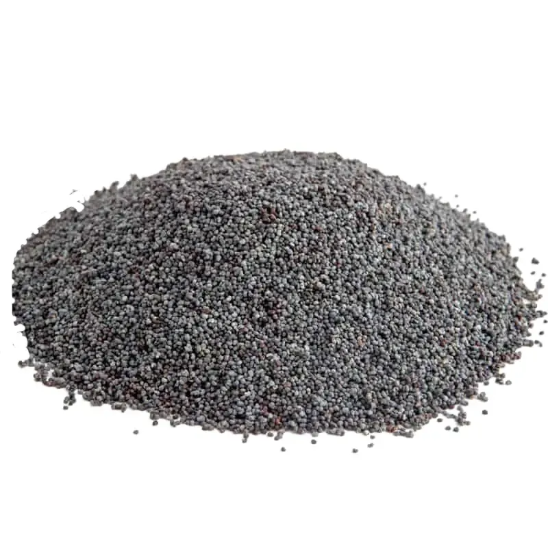 Poppy seeds: small black seeds providing a crunchy texture and a slightly nutty flavor.