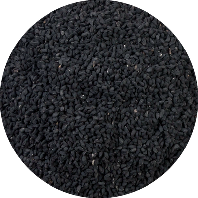 WHOLE NIGELLA SEEDS: small, whole, black seeds used to flavor and enhance dishes
