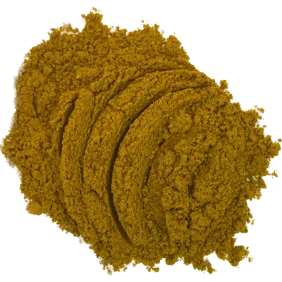 Curry Masala: a golden yellow, flavorful, and aromatic powdered spice blend from Indian cuisine