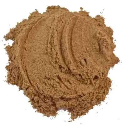 GROUND NUTMEG: fine nutmeg powder, used to flavor and enhance dishes