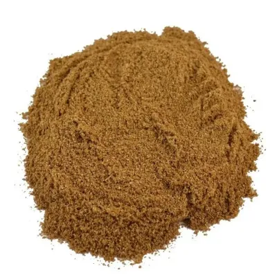 Ground caraway seed: an aromatic powdered spice with an aniseed scent and herbaceous notes