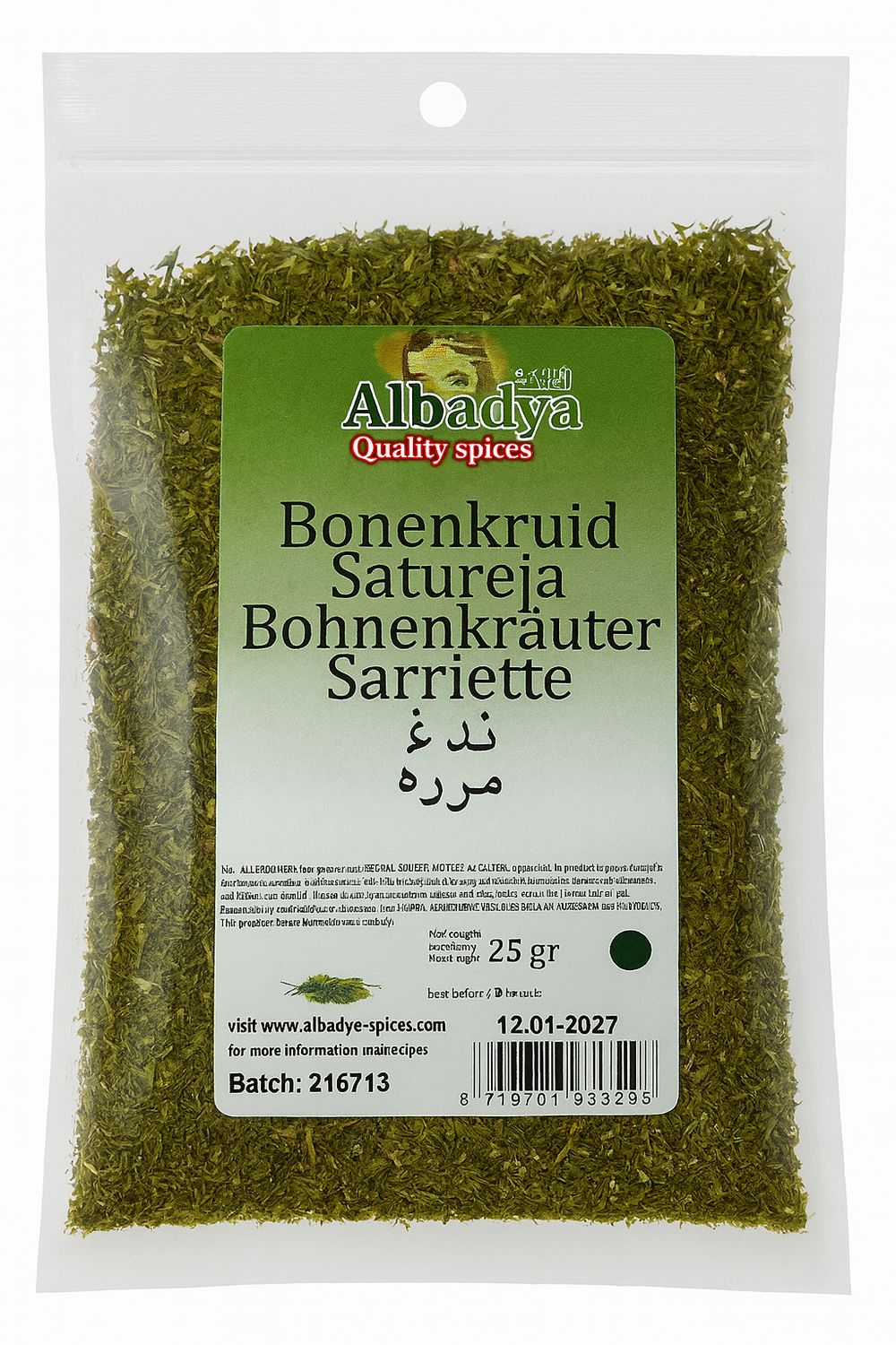 X 10 BONENKRUID 25 GR. ALBADYA
