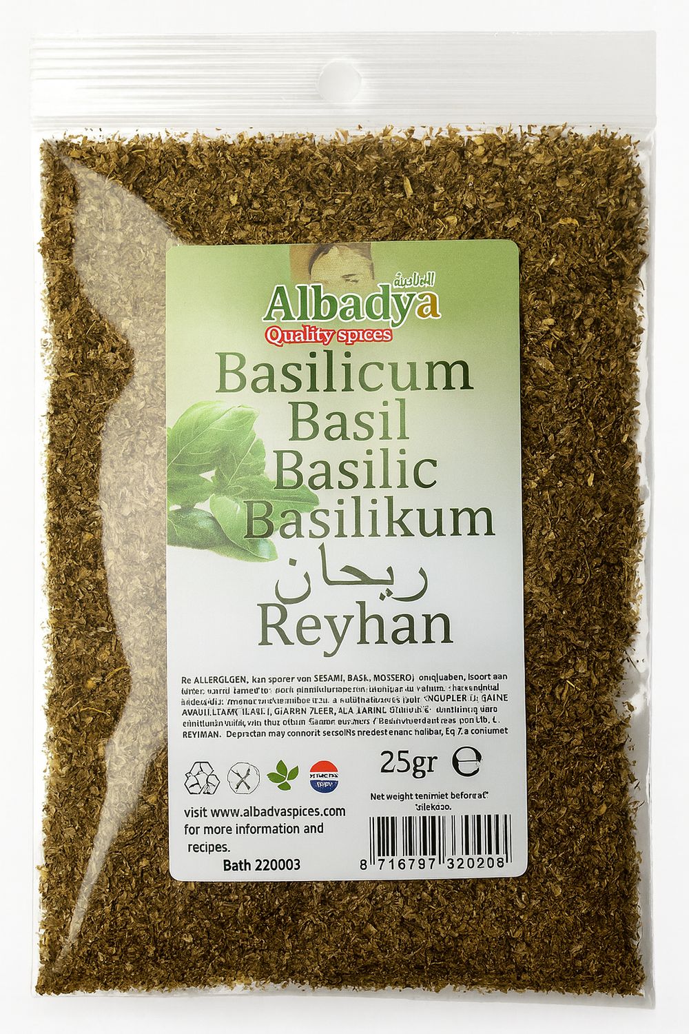X 10 BASILICUM 25 GR.